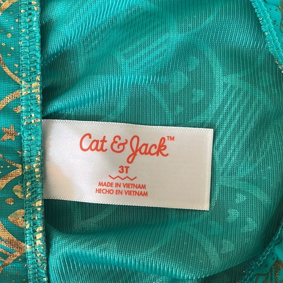 Cat & Jack Mermaid Swim Coverup Skirt Size 3T - Picture 2 of 2